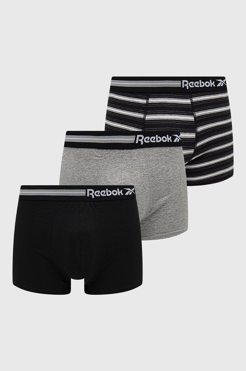 Reebok Boxerky pánské šedá barva - Pepit.cz