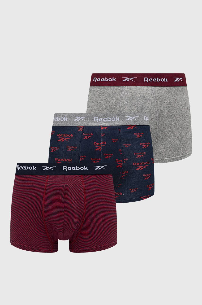 Reebok Boxerky pánské šedá barva - Pepit.cz