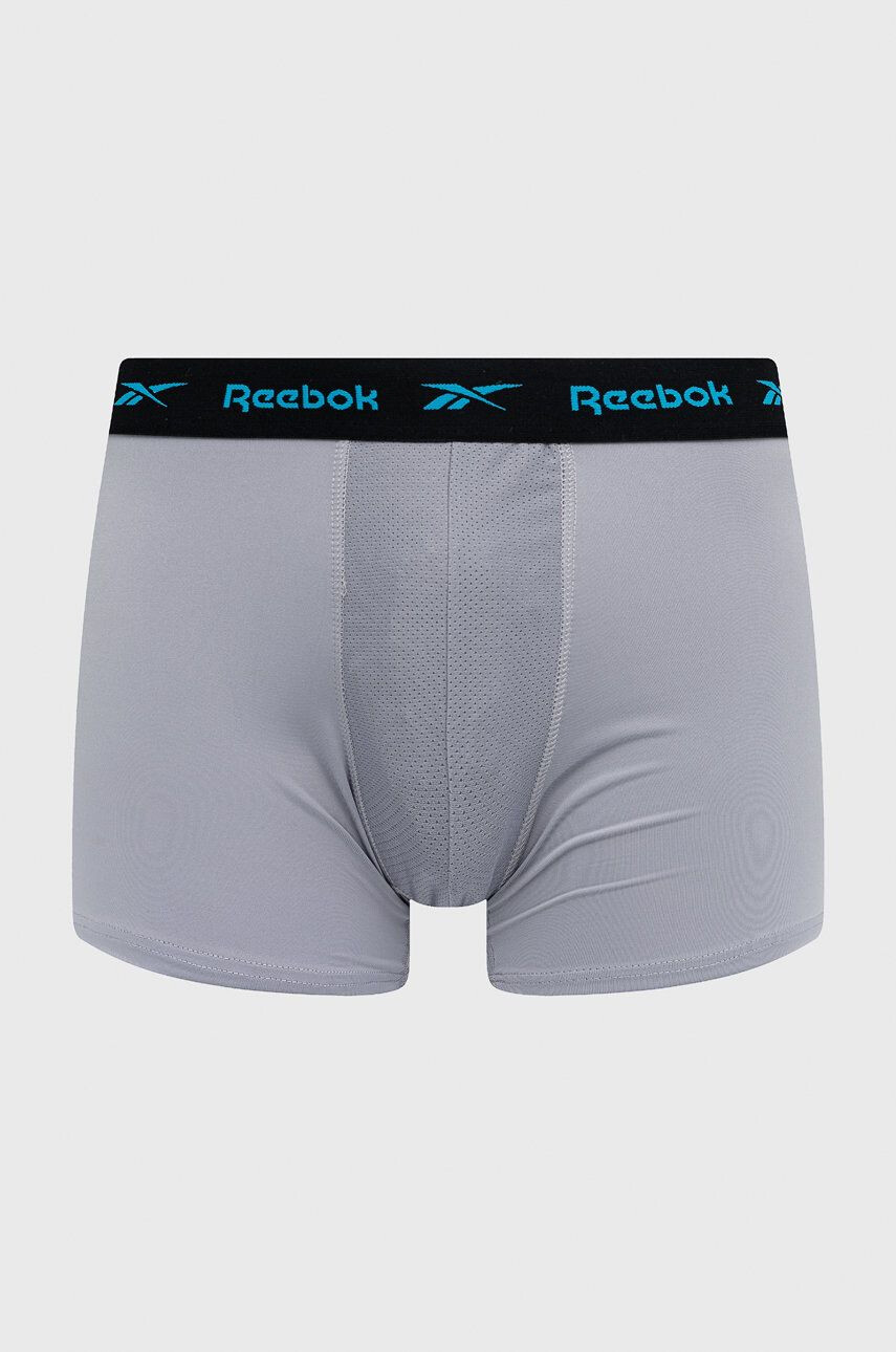 Reebok Boxerky (3-pak) pánské černá barva - Pepit.cz