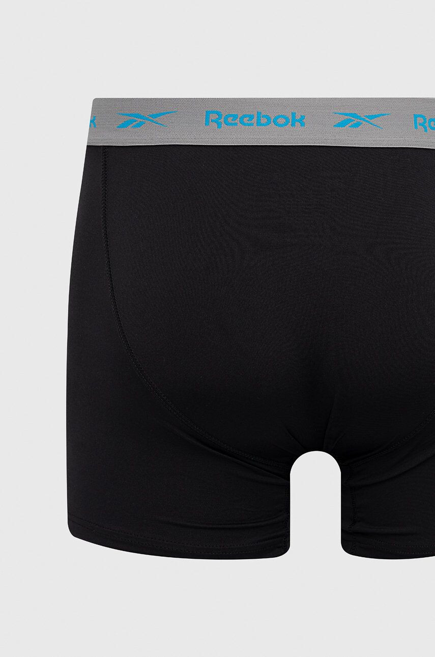 Reebok Boxerky (3-pak) pánské černá barva - Pepit.cz