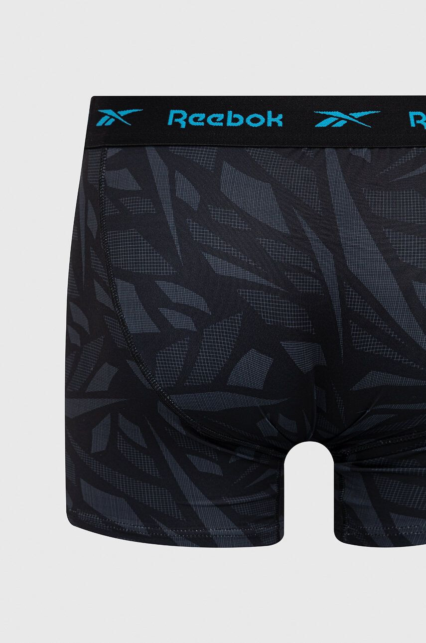 Reebok Boxerky (3-pak) pánské černá barva - Pepit.cz