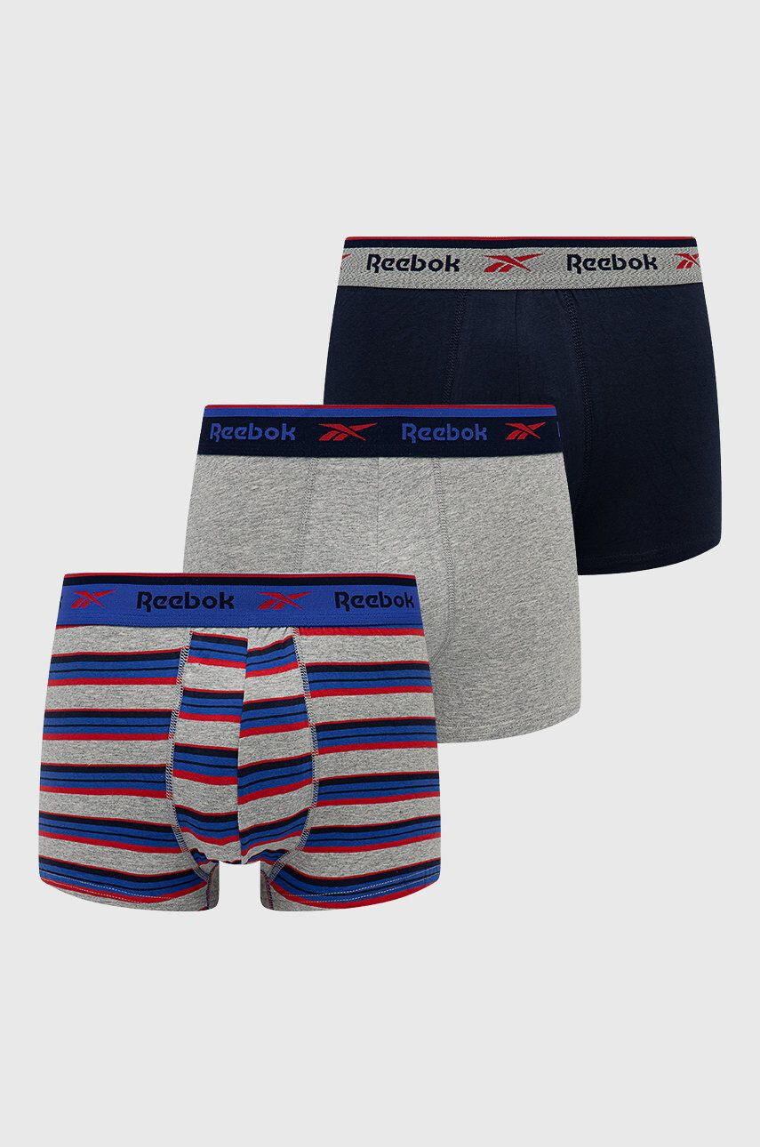 Reebok Boxerky U5.F8360 pánské šedá barva - Pepit.cz