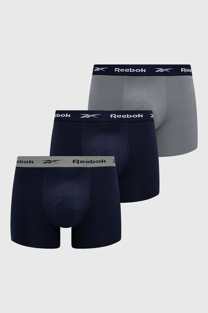 Reebok Boxerky (3-pack) U5.F8346 ( 3-pak) pánské tmavomodrá barva - Pepit.cz