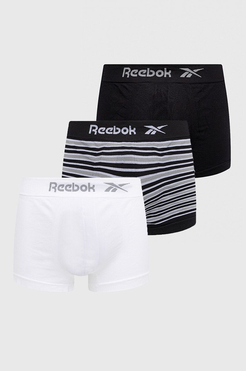 Reebok Boxerky F8407 ( 3-pak) pánské černá barva - Pepit.cz