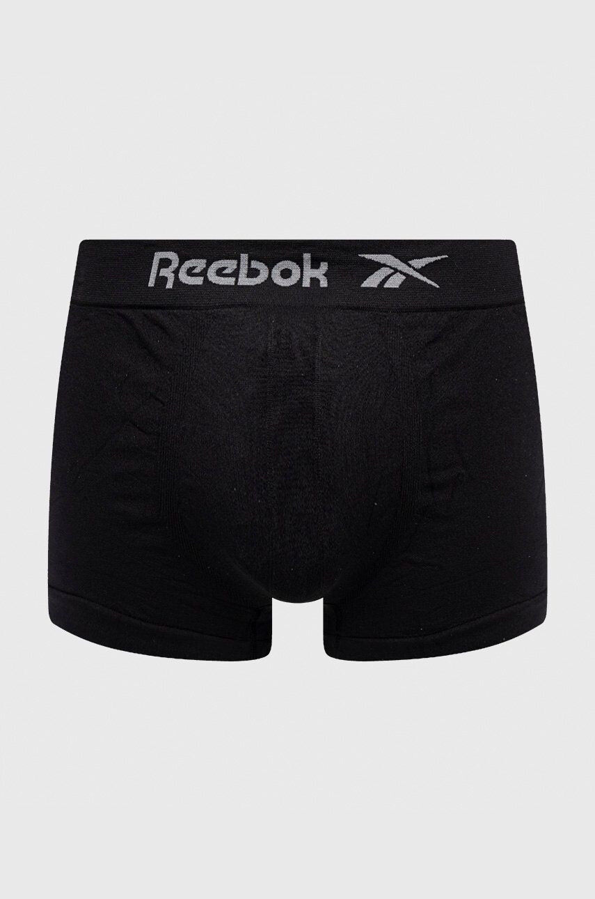 Reebok Boxerky F8407 ( 3-pak) pánské černá barva - Pepit.cz