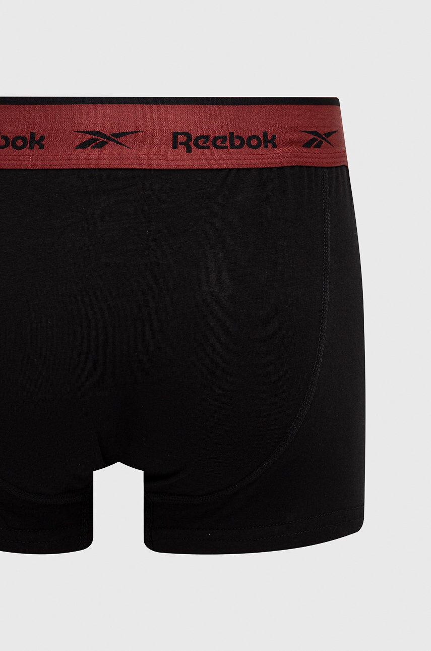 Reebok Boxerky F8387 ( 3-pak) pánské černá barva - Pepit.cz