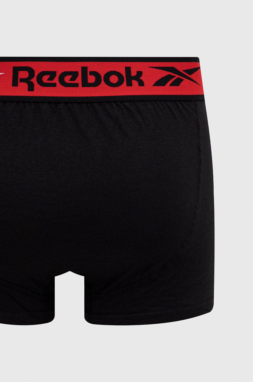 Reebok Boxerky F8390 ( 3-pak) pánské černá barva - Pepit.cz