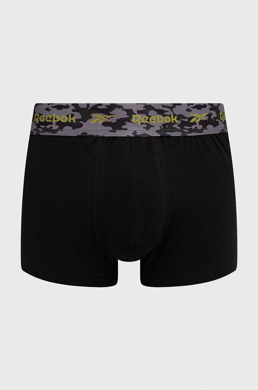 Reebok Boxerky F8401 ( 3-pak) pánské černá barva - Pepit.cz