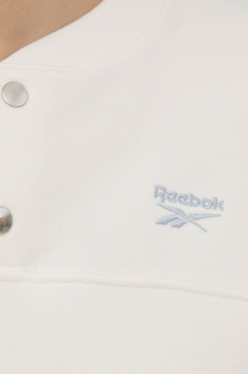 Reebok Classic Bavlněná mikina dámská šedá barva hladká - Pepit.cz