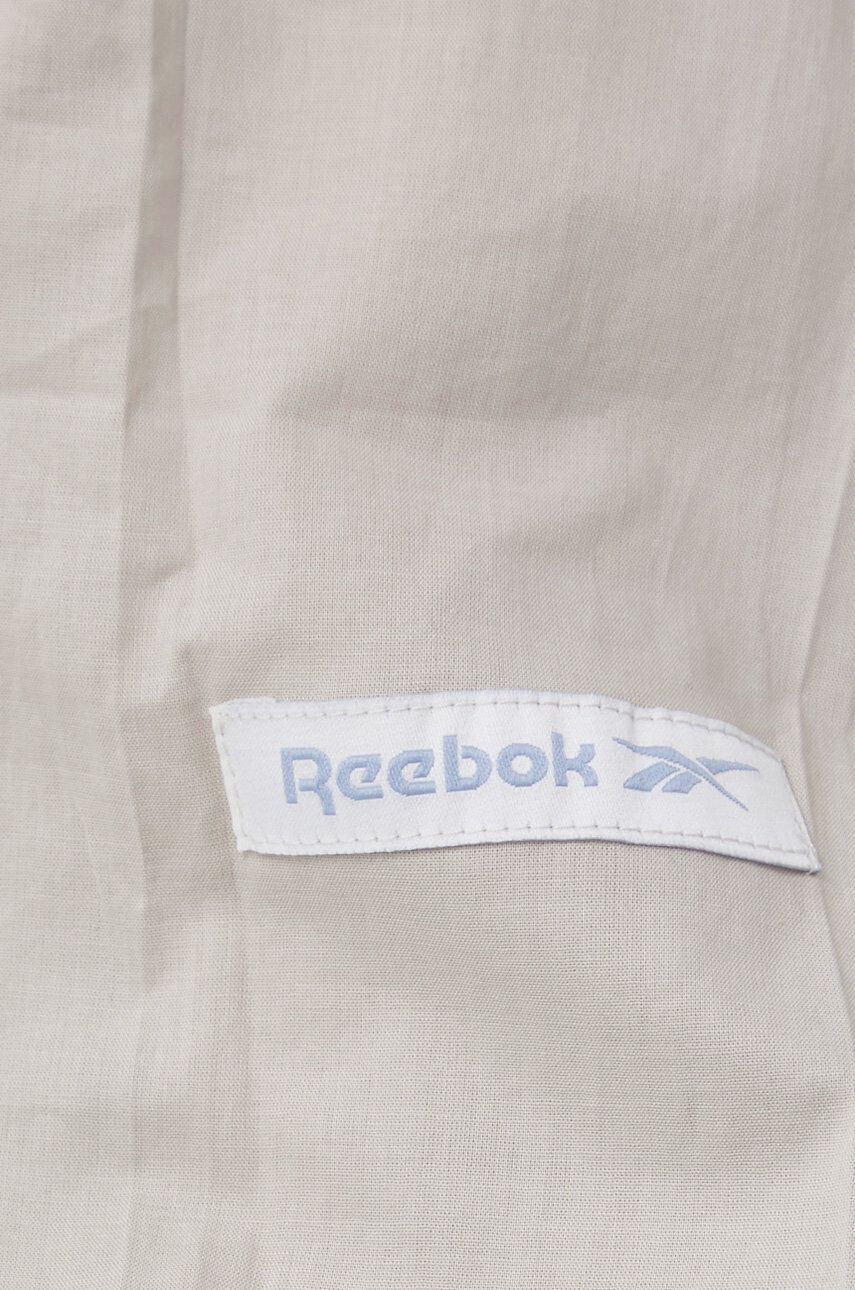 Reebok Classic Košile H49285 dámská béžová barva relaxed s klasickým límcem H49285-MOONST - Pepit.cz