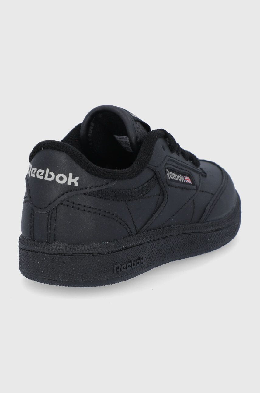 Reebok Classic Dětské kožené boty Club C BS6182 černá barva - Pepit.cz