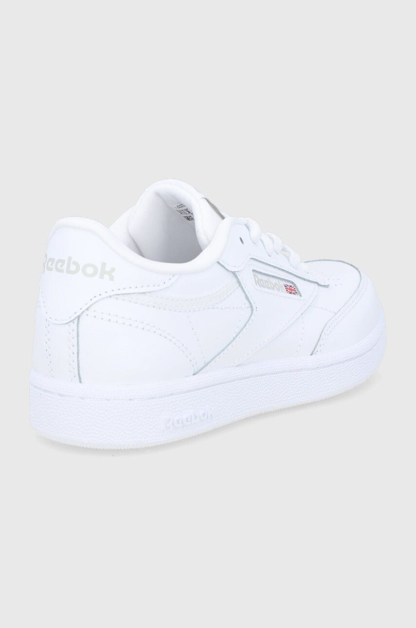 Reebok Classic Dětské kožené boty BS6168 bílá barva - Pepit.cz