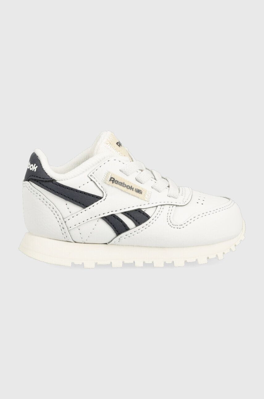 Reebok Classic Dětské sneakers boty CL LTHR bílá barva - Pepit.cz