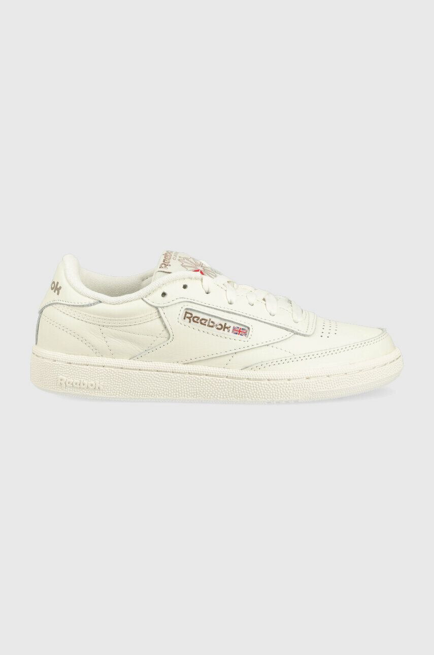 Reebok Classic Kožené sneakers boty CLUB C 85 bílá barva FZ6014.100039280-white - Pepit.cz