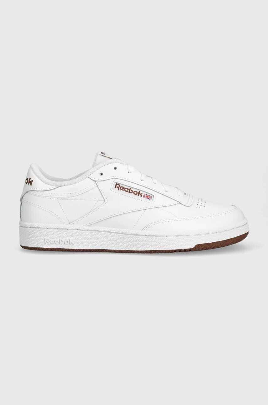 Reebok Classic Kožené sneakers boty Club C 85 bílá barva FZ6012.100039279-WH/WH/RO - Pepit.cz