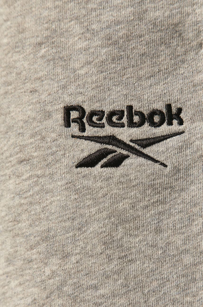 Reebok Kraťasy dámské růžová barva s potiskem high waist - Pepit.cz