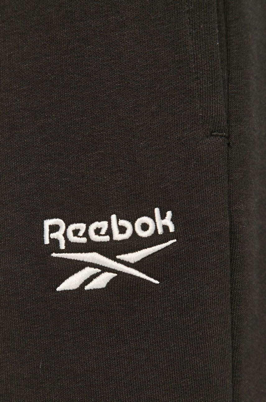 Reebok Kraťasy dámské šedá barva melanžové medium waist - Pepit.cz