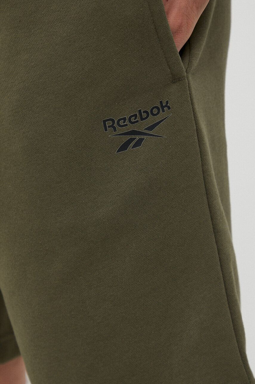 Reebok Kraťasy pánské zelená barva - Pepit.cz