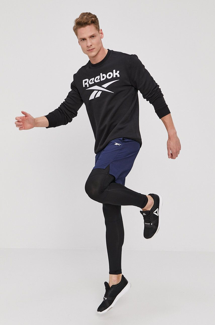 Reebok Kraťasy GJ6320 pánské tmavomodrá barva - Pepit.cz