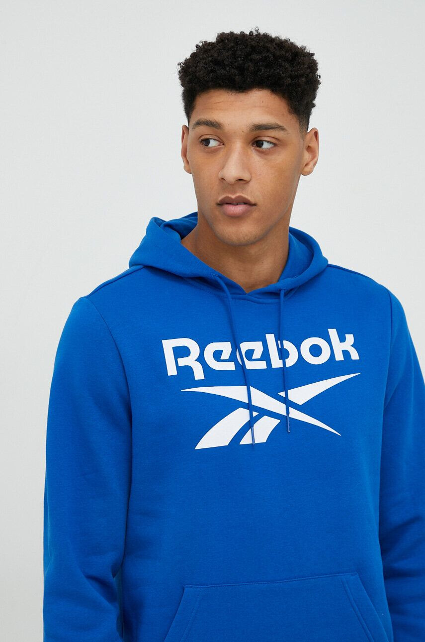 Reebok Mikina pánská s kapucí s potiskem - Pepit.cz