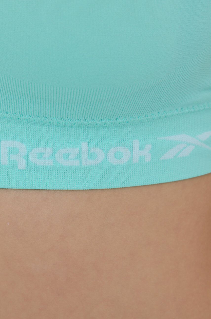 Reebok Podprsenka F9776 tyrkysová barva - Pepit.cz