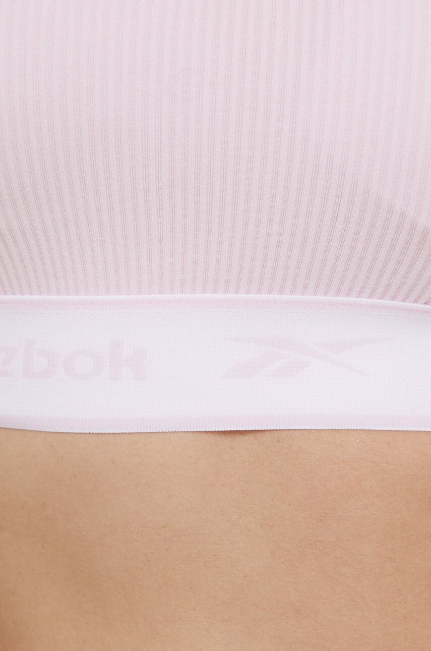 Reebok Sportovní podprsenka U4.F9647 růžová barva hladký - Pepit.cz