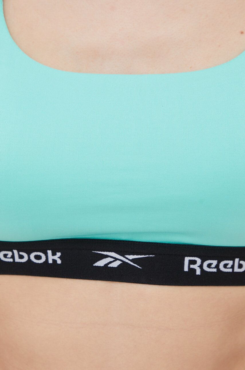 Reebok Sportovní podprsenka Dollie F9763 zelená barva - Pepit.cz