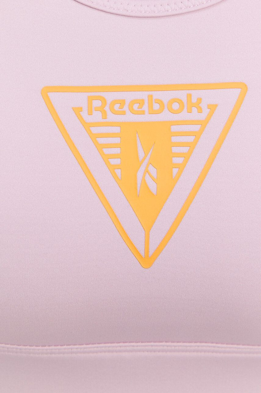 Reebok Sportovní podprsenka GR9452 růžová barva - Pepit.cz