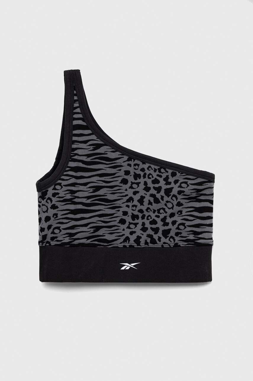 Reebok Sportovní podprsenka Modern Safari černá barva - Pepit.cz