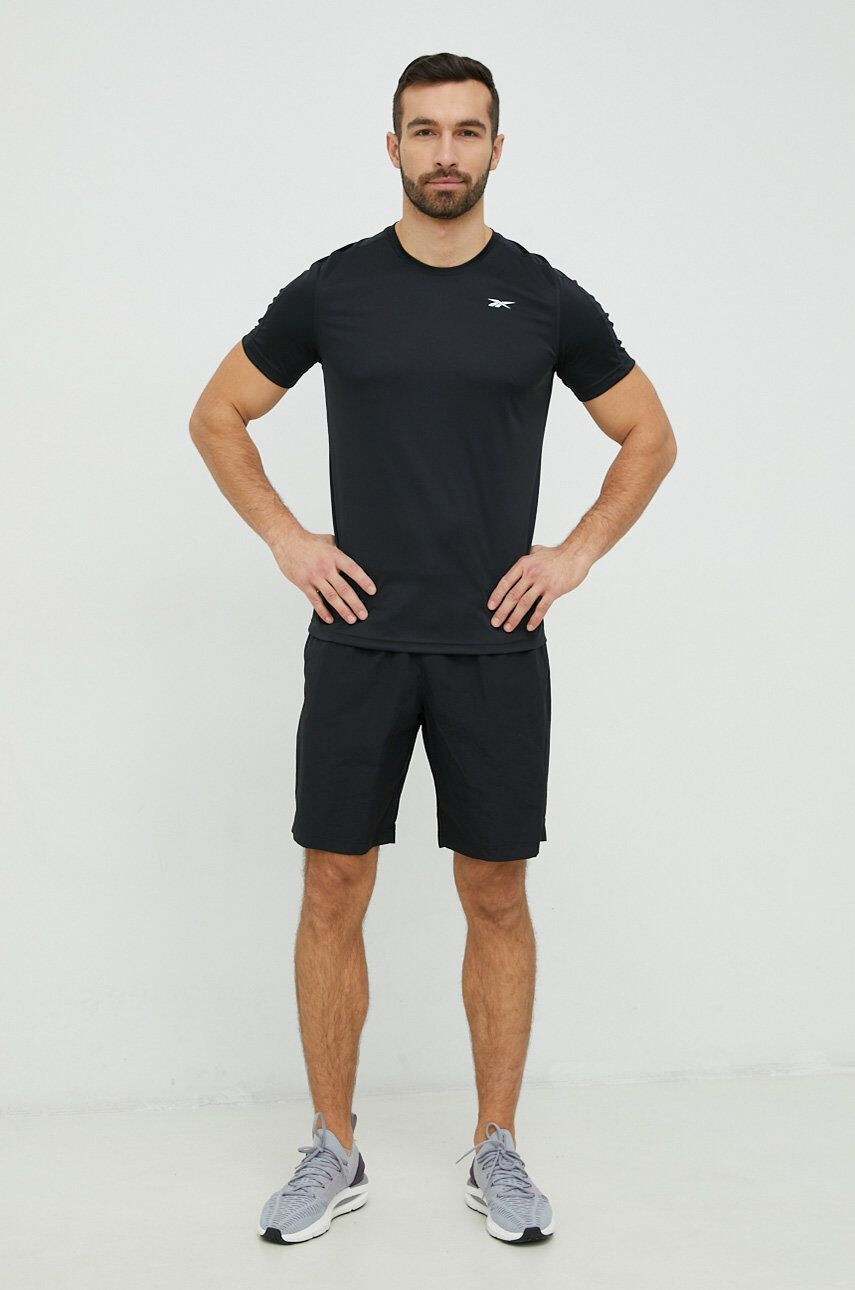 Reebok Tréninkové šortky Training Essentials Utility pánské černá barva - Pepit.cz