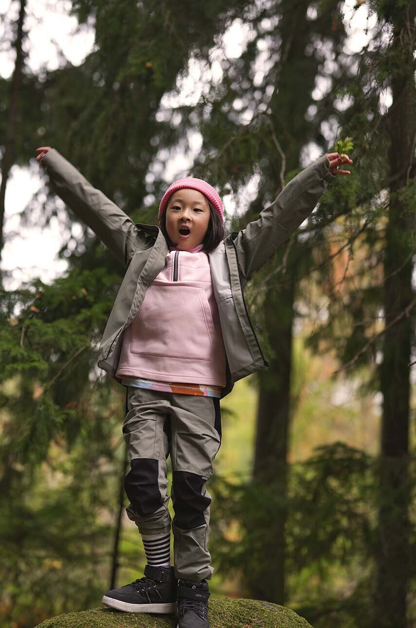 Reima Dětská mikina Kupista růžová barva hladká - Pepit.cz