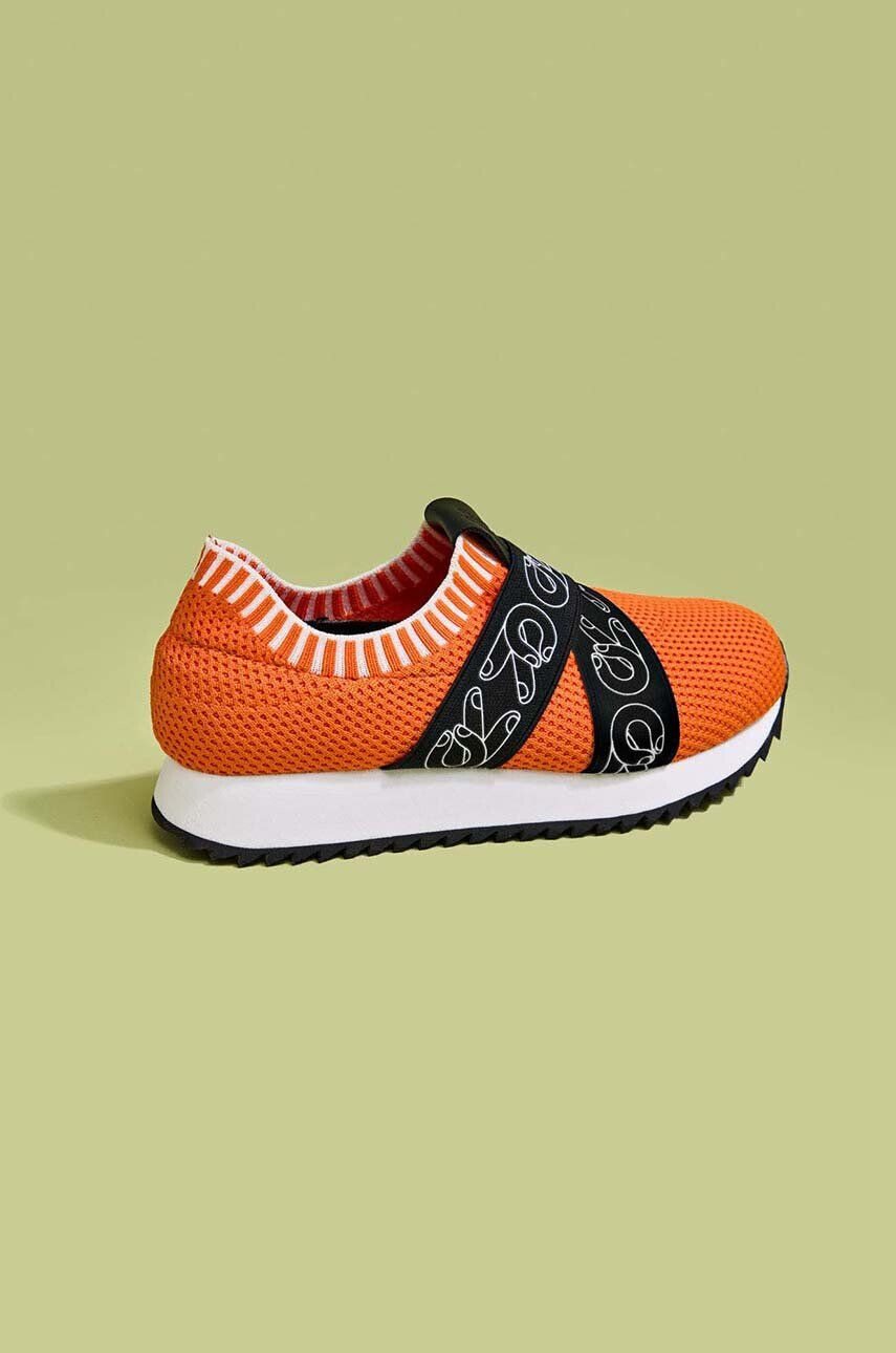 Reima Dětské sneakers boty oranžová barva - Pepit.cz