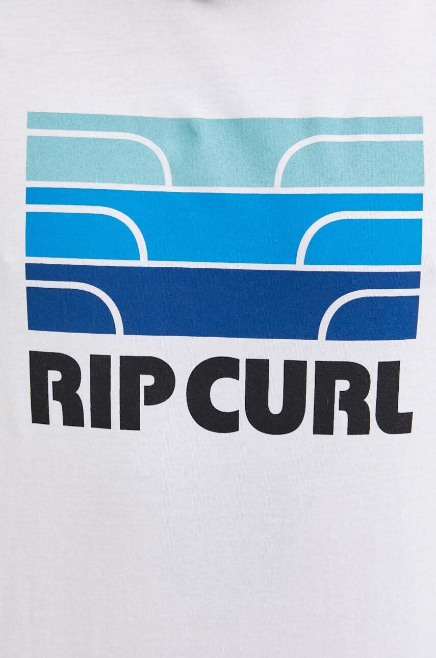 Rip Curl Bavlněné tričko béžová barva - Pepit.cz