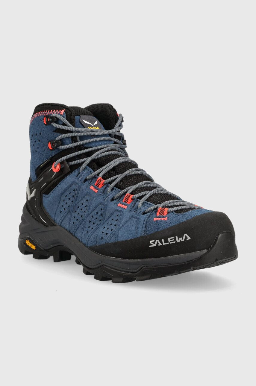 Salewa Boty Alp Trainer 2 Mid GTX dámské tmavomodrá barva - Pepit.cz