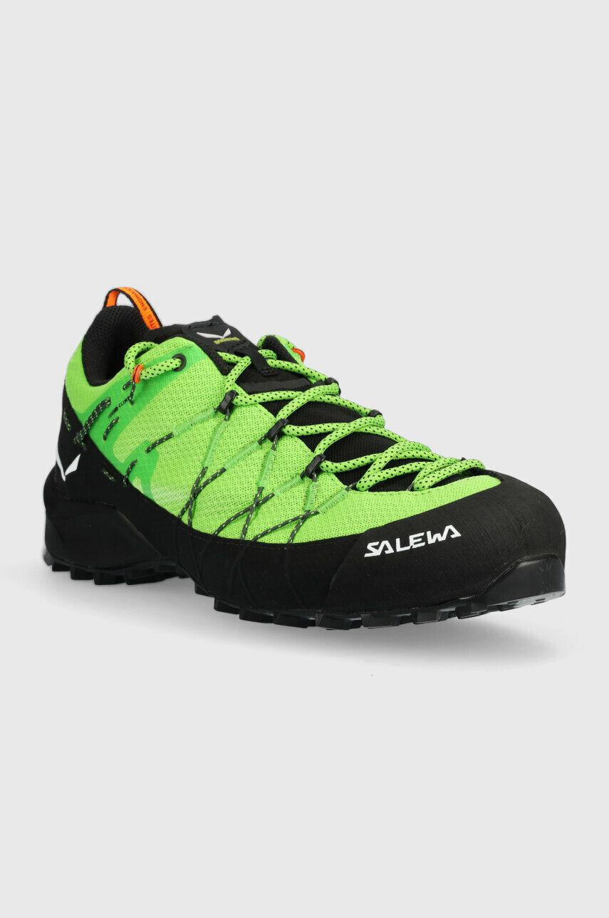 Salewa Boty Wildfire 2 pánské zelená barva - Pepit.cz