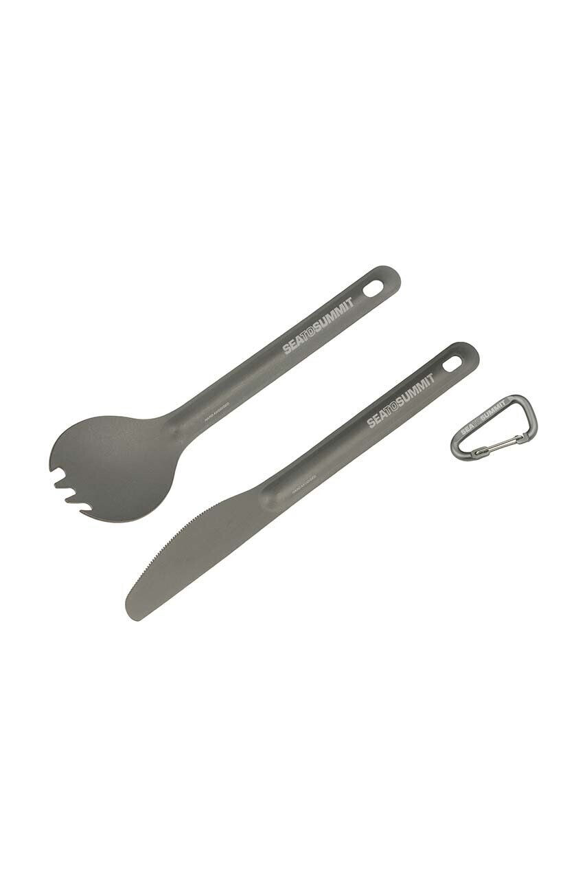 Sea to Summit Turistická sada příborů AlphaLight Cutlery Set šedá barva - Pepit.cz