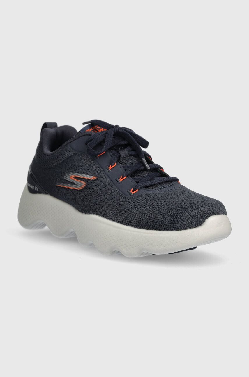 Skechers Boty GOwalk Massage Fit tmavomodrá barva - Pepit.cz