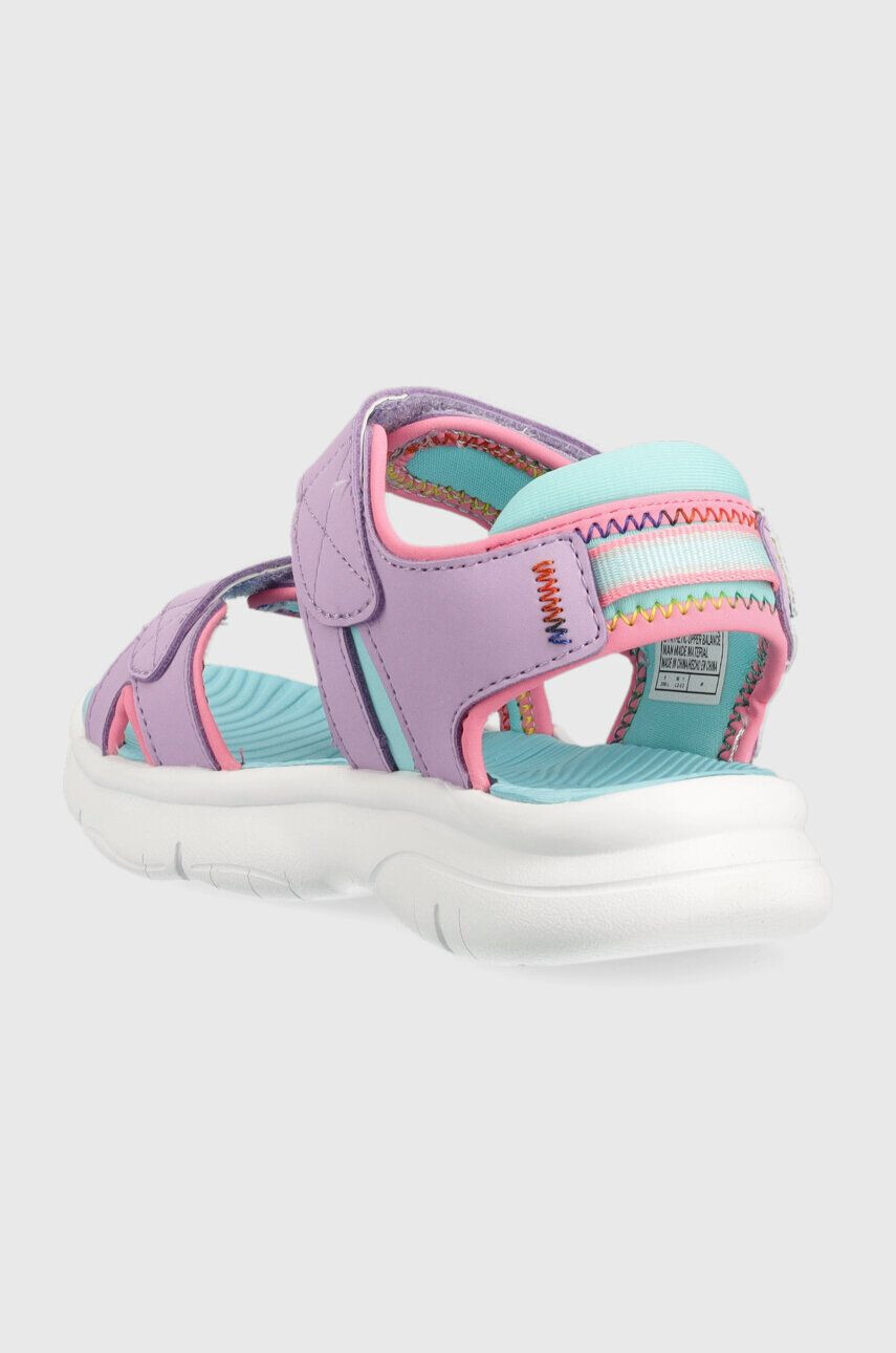 Skechers Dětské sandály Flex Splash Vibrant Mood fialová barva - Pepit.cz