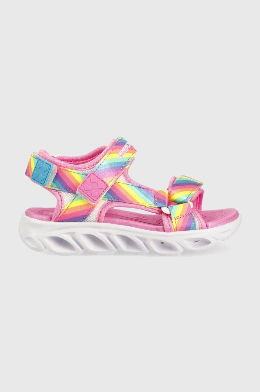 Skechers Dětské sandály Hypno-Splash Rainbow Lights - Pepit.cz