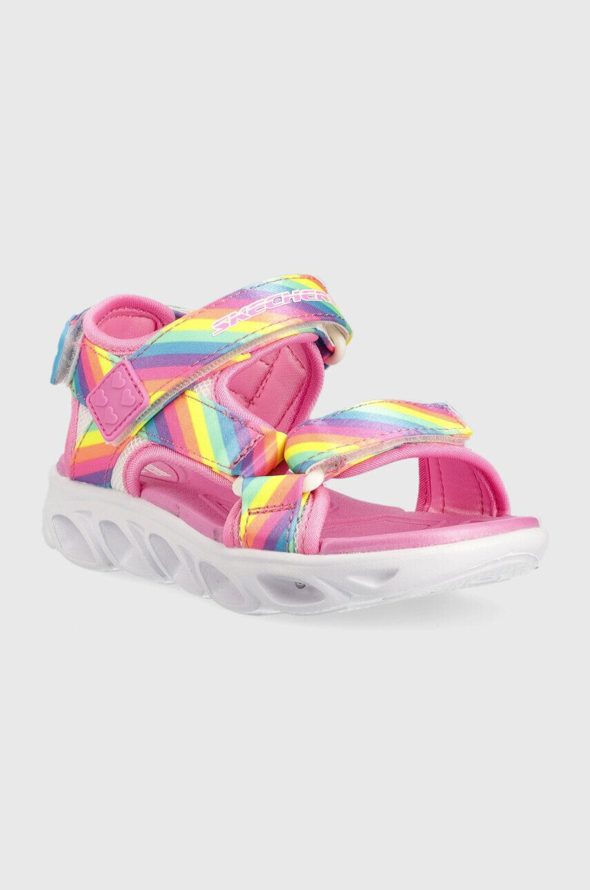 Skechers Dětské sandály Hypno-Splash Rainbow Lights - Pepit.cz