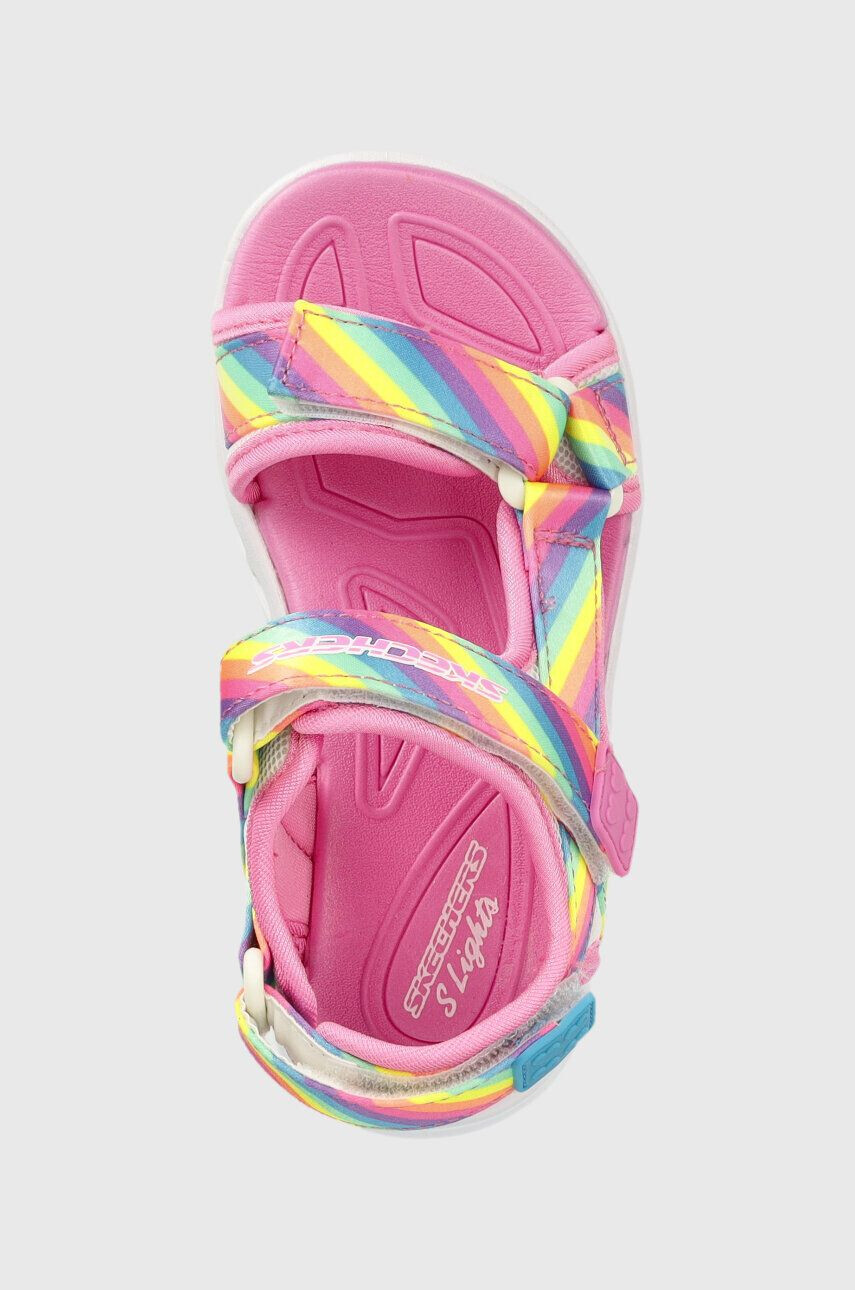 Skechers Dětské sandály Hypno-Splash Rainbow Lights - Pepit.cz