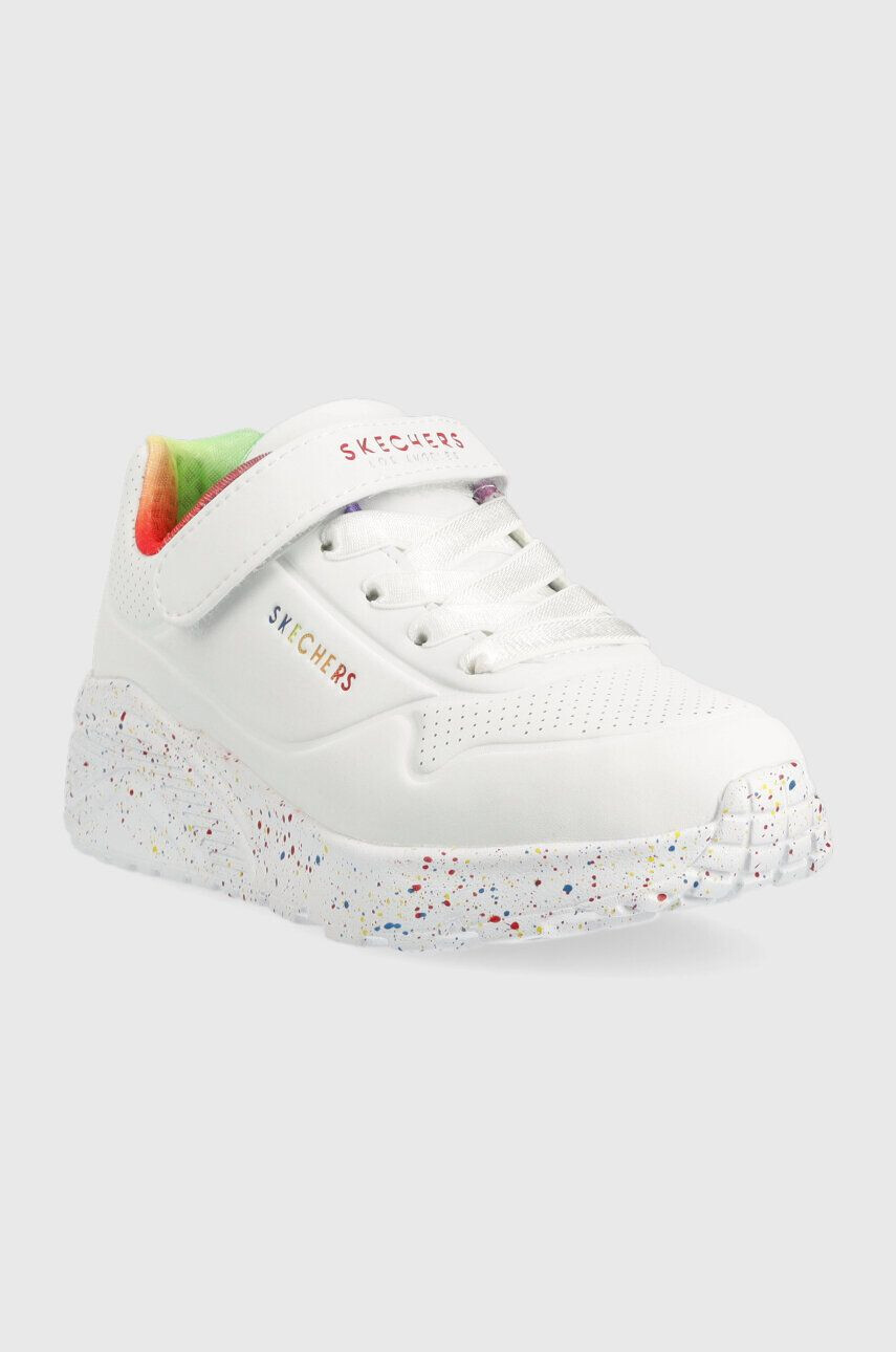 Skechers Dětské sneakers boty bílá barva - Pepit.cz