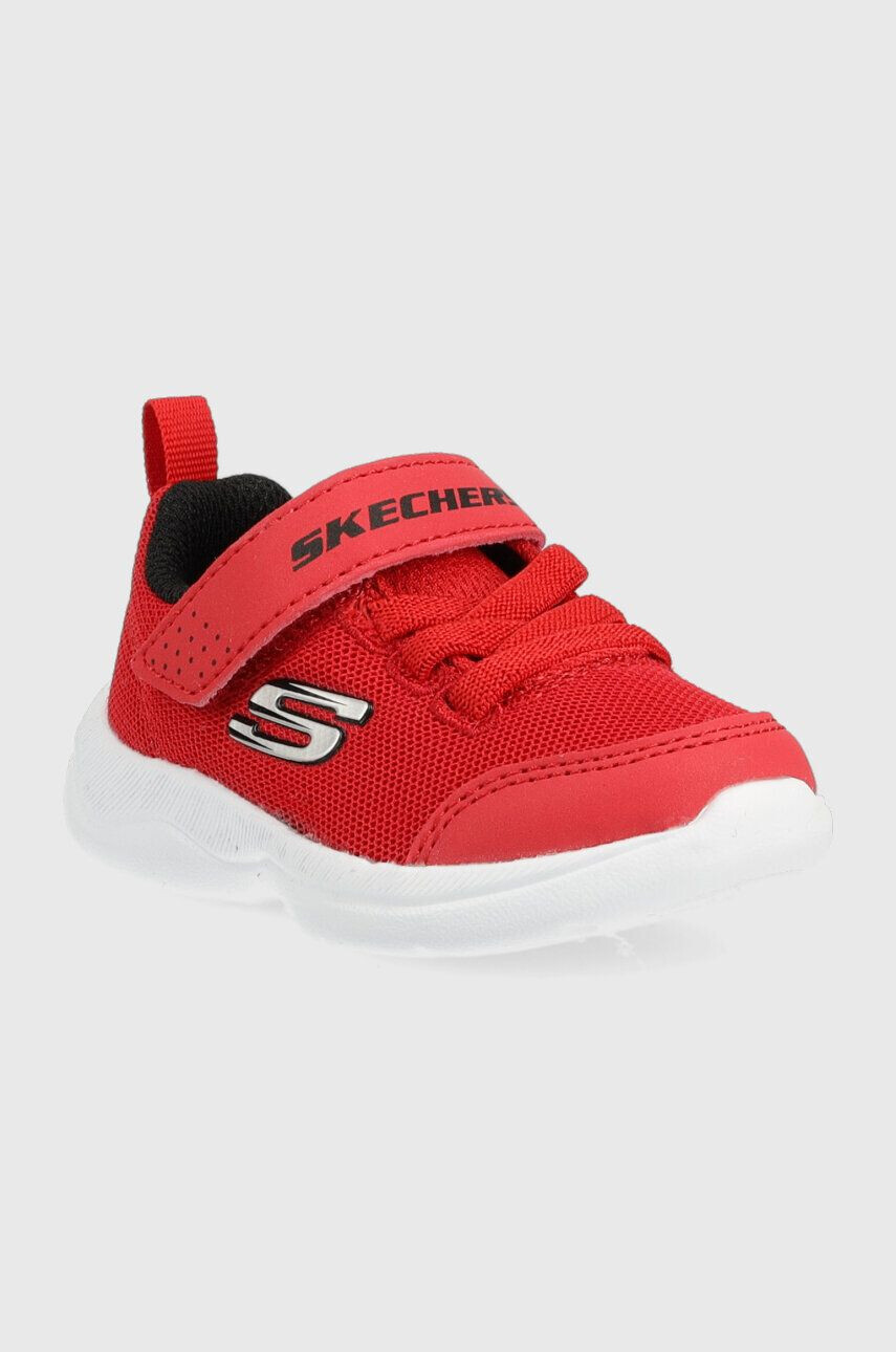 Skechers Dětské sneakers boty červená barva - Pepit.cz