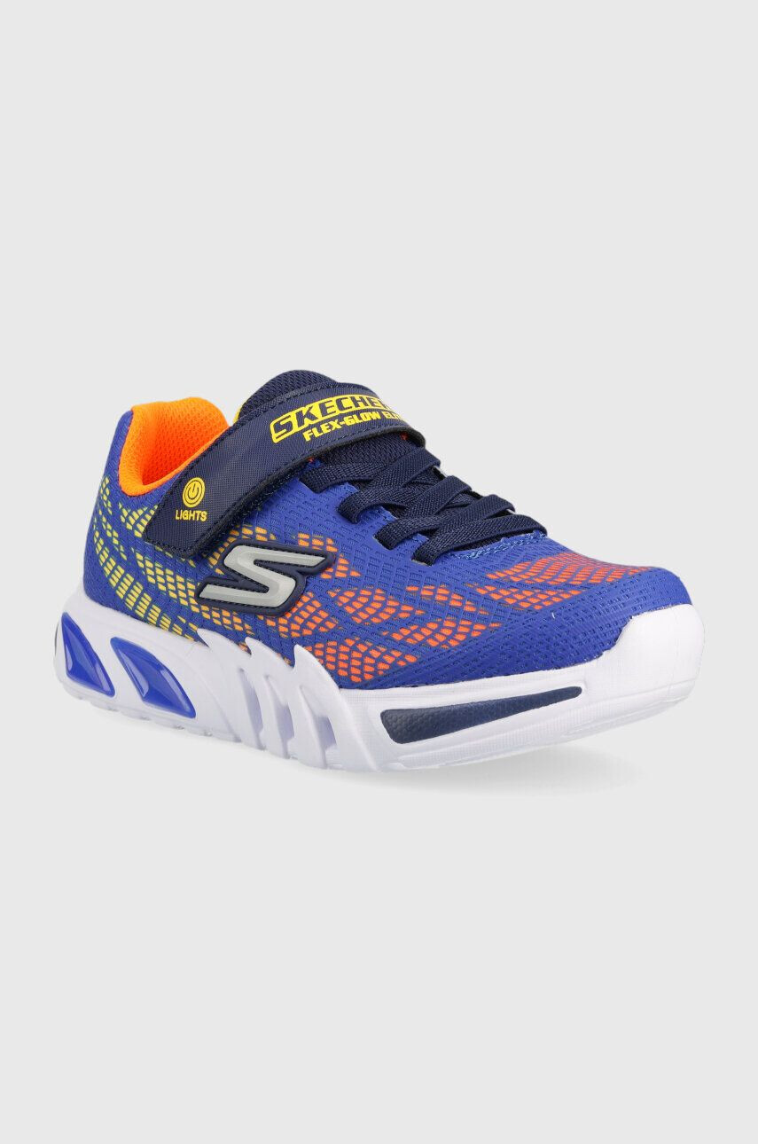 Skechers Dětské sneakers boty Flex-Glow Elite Vorlo tmavomodrá barva - Pepit.cz