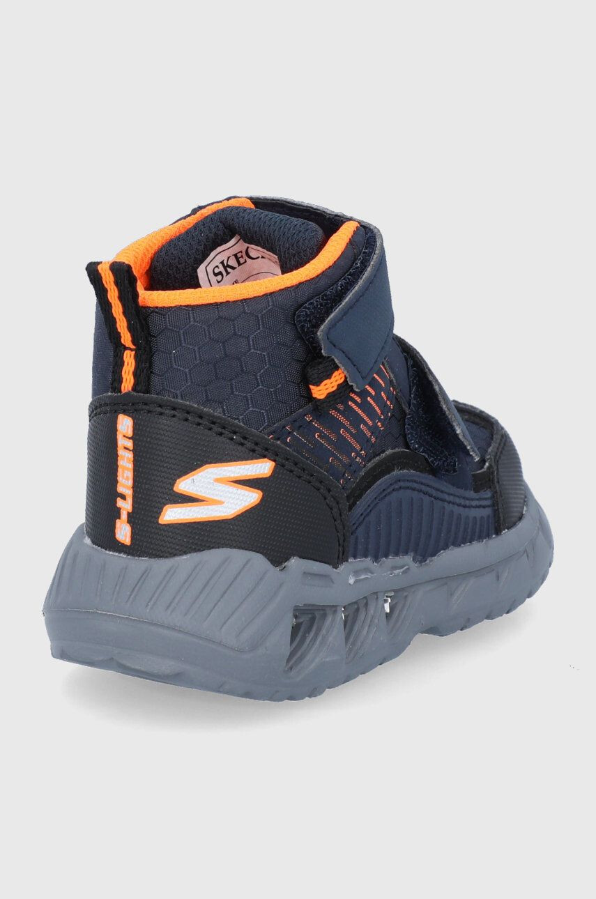 Skechers Dětské sněhule tmavomodrá barva - Pepit.cz