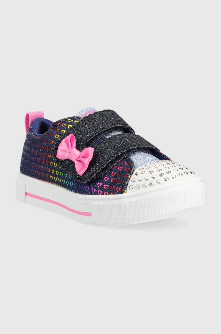 Skechers Dětské tenisky Twinkle Sparks Heart Dreamer tmavomodrá barva - Pepit.cz