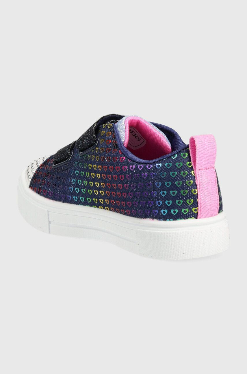 Skechers Dětské tenisky Twinkle Sparks Heart Dreamer tmavomodrá barva - Pepit.cz