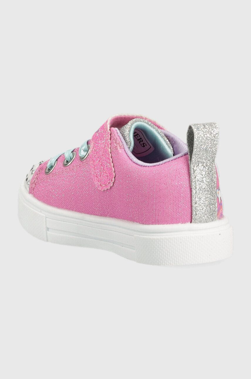 Skechers Dětské tenisky Twinkle Sparks Unicorn Sunshine růžová barva - Pepit.cz