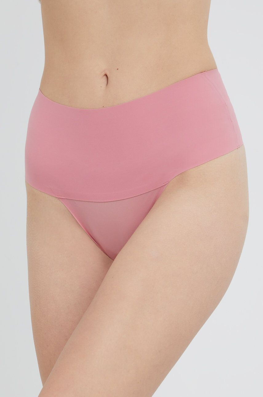 Spanx Modelovací tanga růžová barva - Pepit.cz