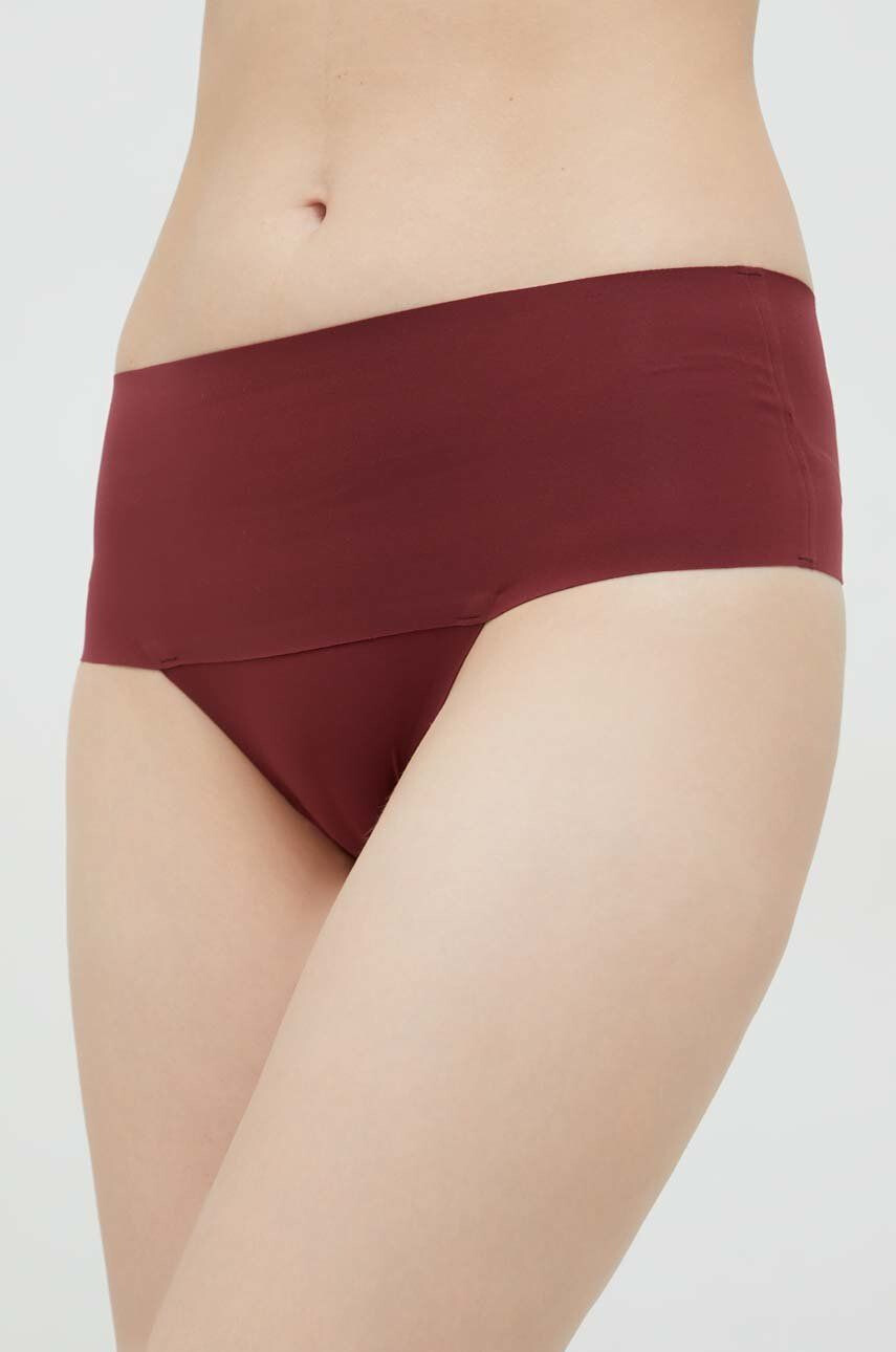 Spanx Modelovací tanga vínová barva - Pepit.cz